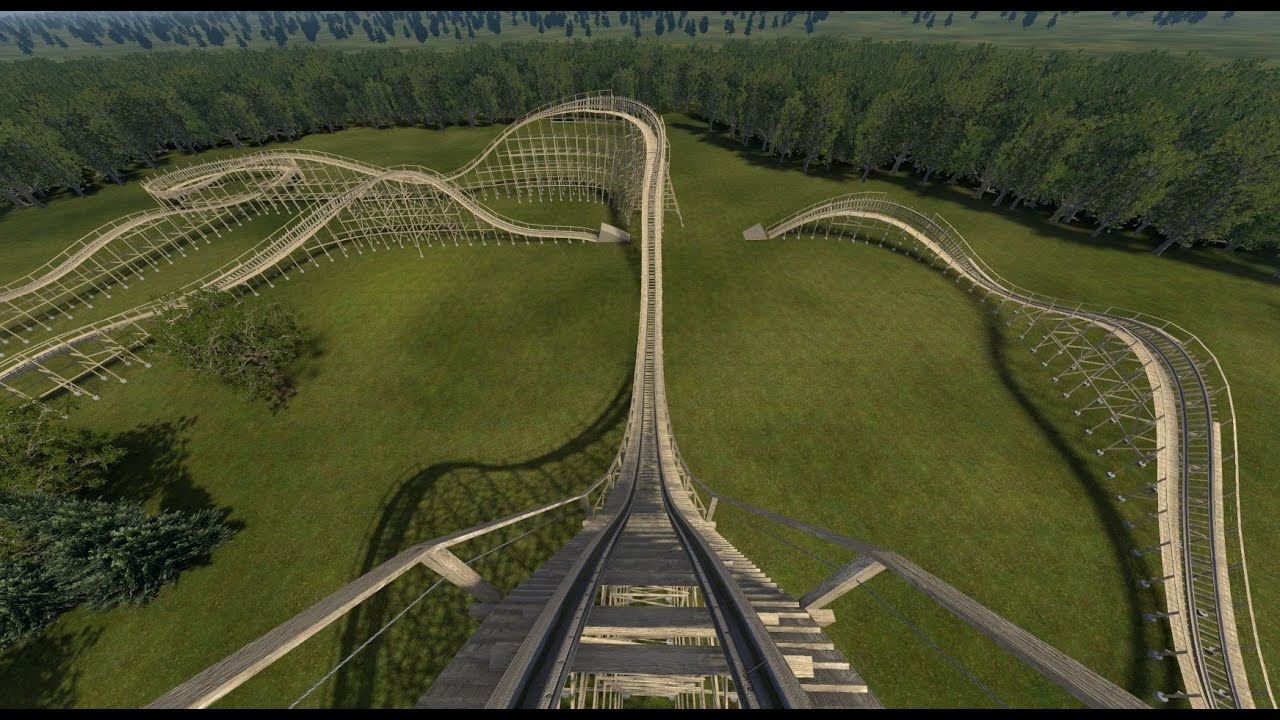 Lumber Leaper - GCI Wooden Roller Coaster - No Limits 2