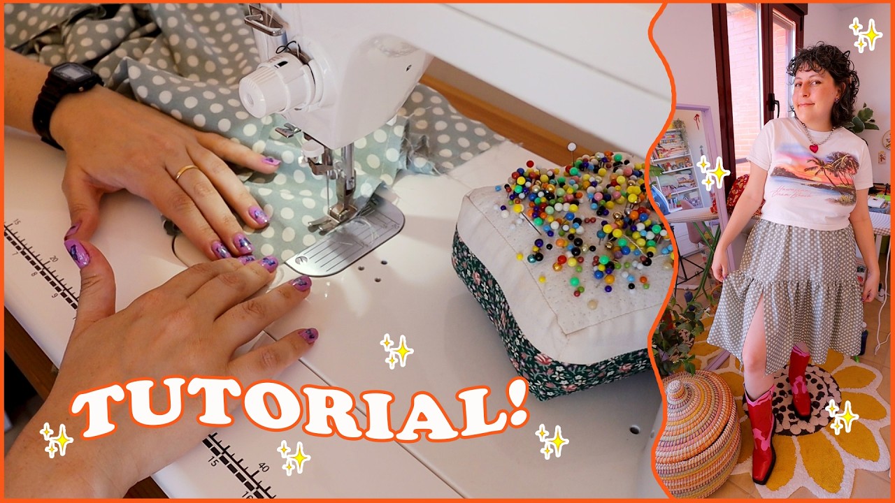FALDA ABERTURA EN PIERNA - TUTORIAL -
