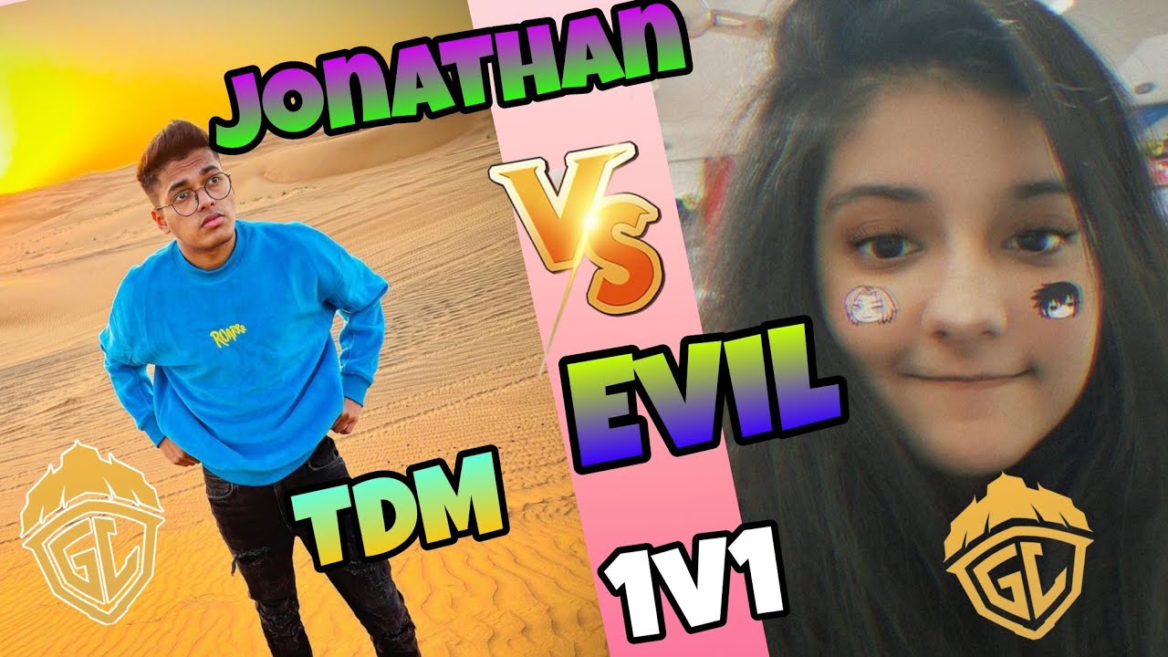 Jonathan Vs Evil  TDM 1v1 || Jonathan Full Demotivate Godl Evil 😱