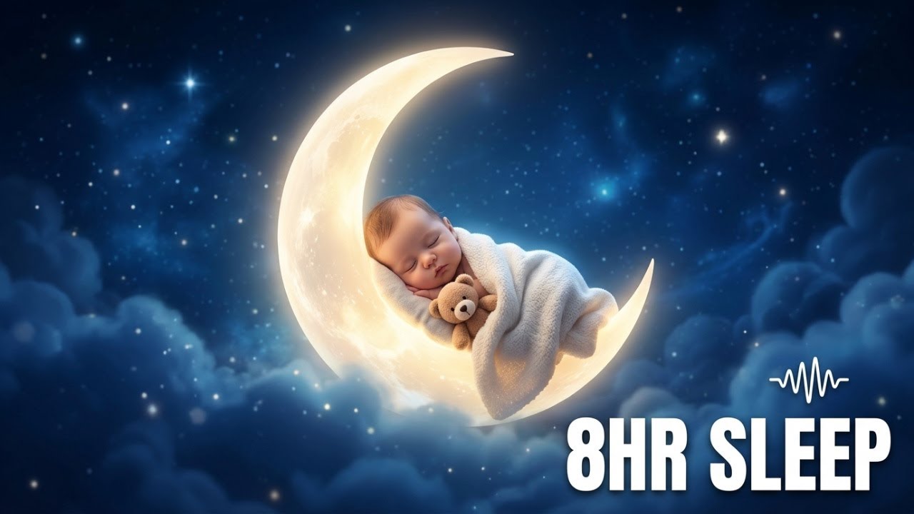 Black Screen White Noise for Baby Sleep (8 Hours)