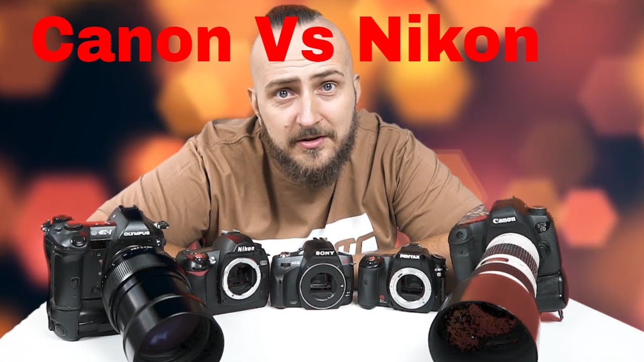 Lustrzanki Specyfikacja System&oacute;w Nikon, Canon, Pentax, Sony, Olympus
