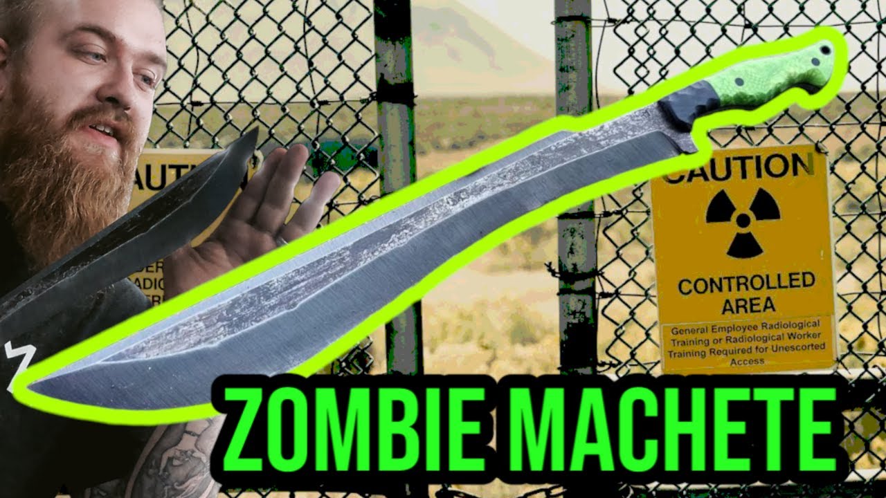 I Made A BIG Zombie Machete | Knifemaking | Martin Huber Knives