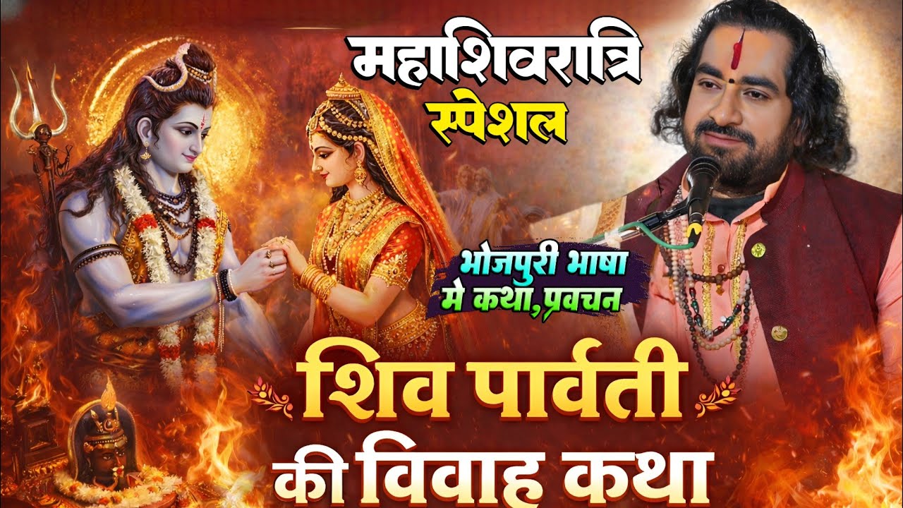 महाशिवरात्रि स्पेशल शिव पार्वती की विवाह कथा पं. वीरेन्द्र तिवारी जी से सुनिये Shiv Pravrti Katha