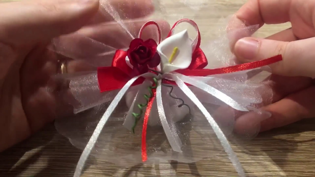 Bomboniere fai da te originali con tulle e fiorellini! Super veloci ed economici!!