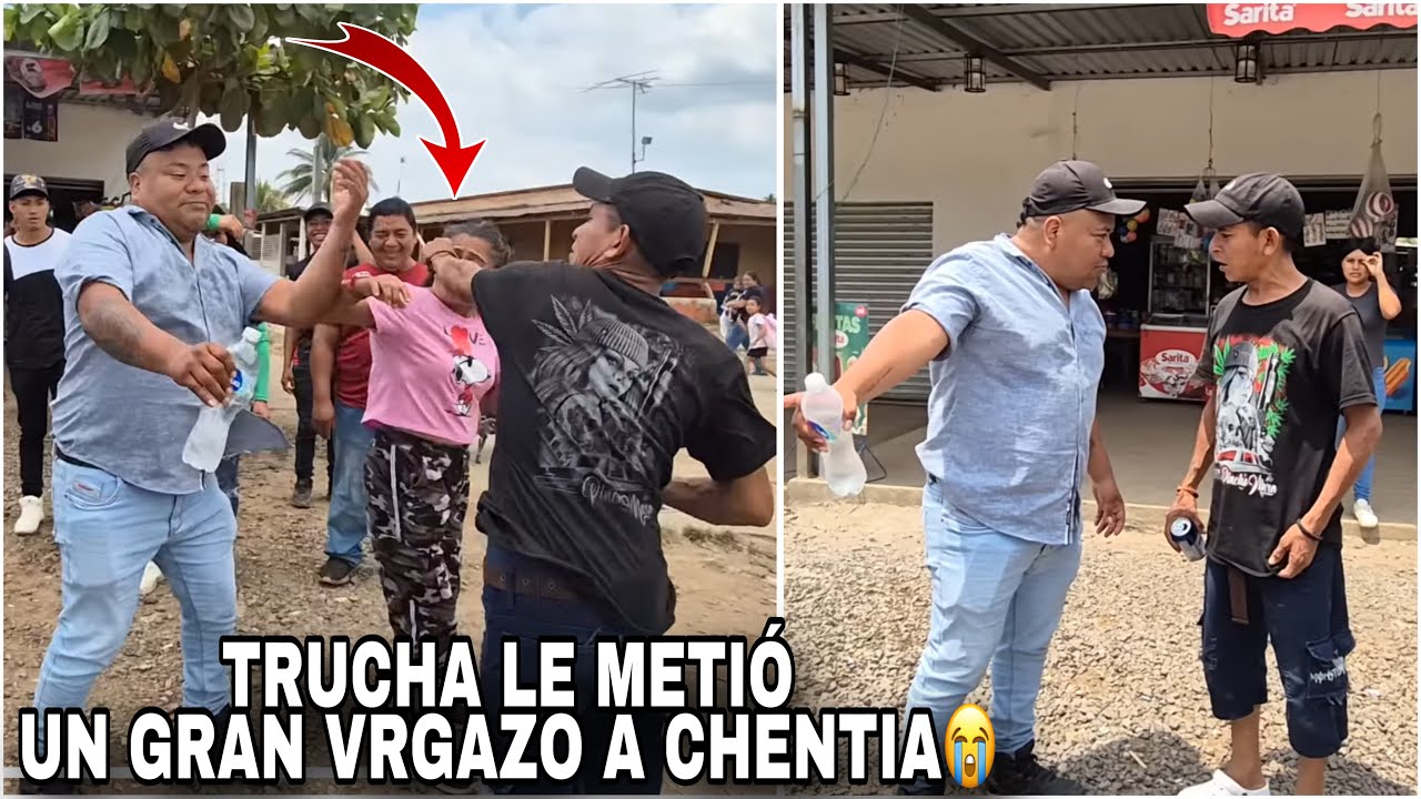 Trucha pelea más a la Ingrid que a Chentia ella recibió un vrgazo en la cara de trucha