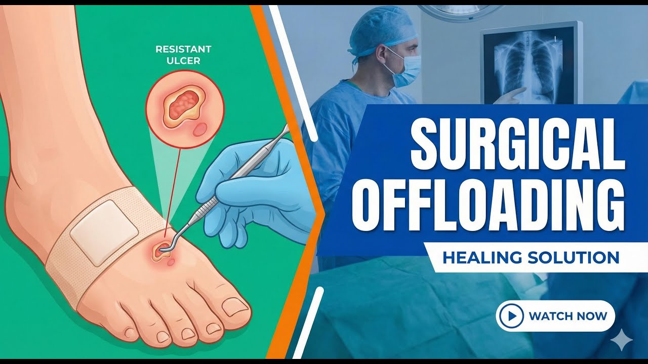 Surgical Offloading in Resistant Diabetic Foot Ulcers | When & How to Correct Pressure