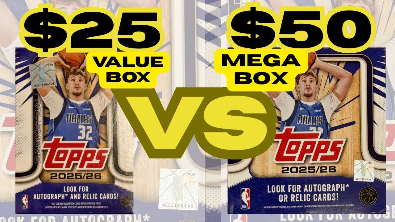 Value Box vs Megabox, Topps Basketball 2025-26 round 2 | Unbox 13