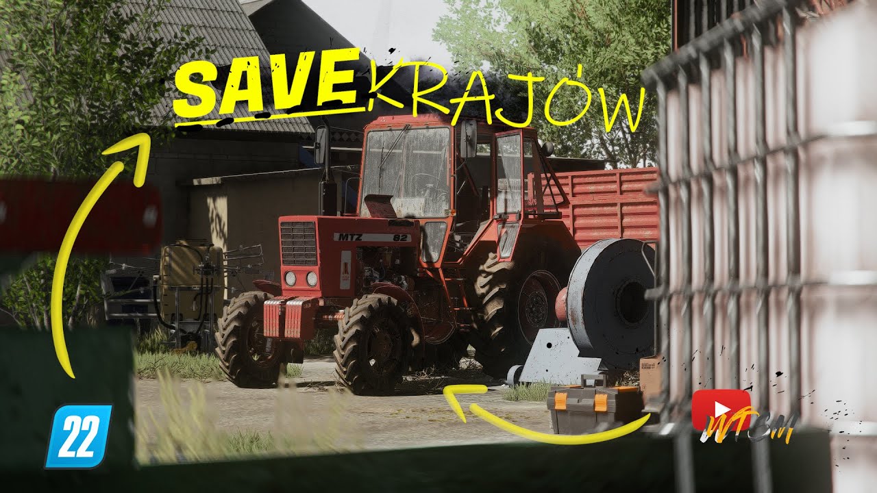 DOWNLOAD SAVE 🔨 Małe Polskie Gospodarstwo MAP : Krajów&Łaźniki😍 FS22