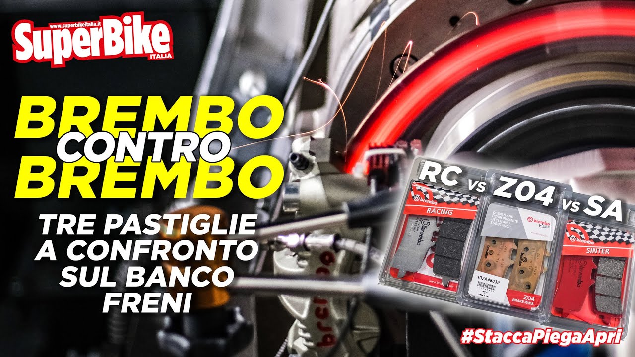 Pastiglie freno Brembo da strada e da pista: confronto al banco prova di Motorquality
