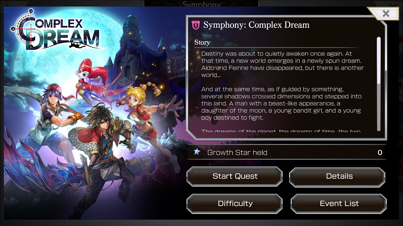 Another Eden 2.10.200 Another Eden/Chrono Cross Symphony: Complex Dream Chapter 1 & 2 LIVESTREAM