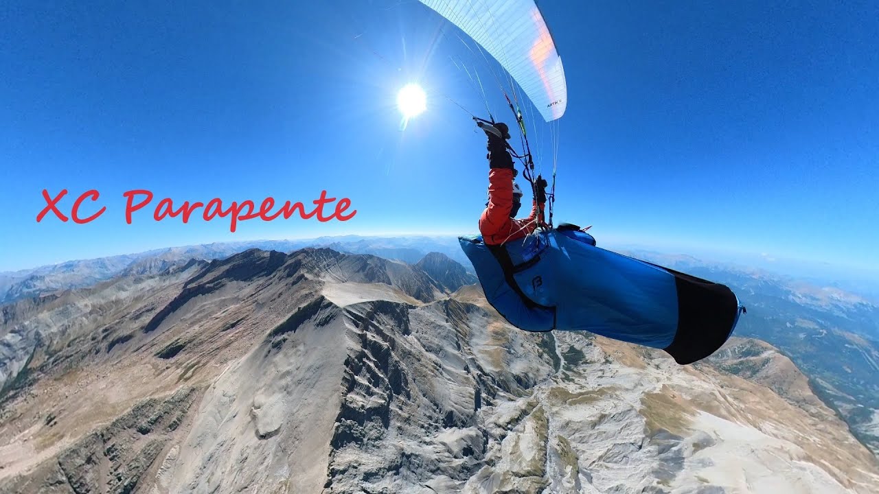 Vol cross parapente : Barcelonnette - Estrop - Montclar