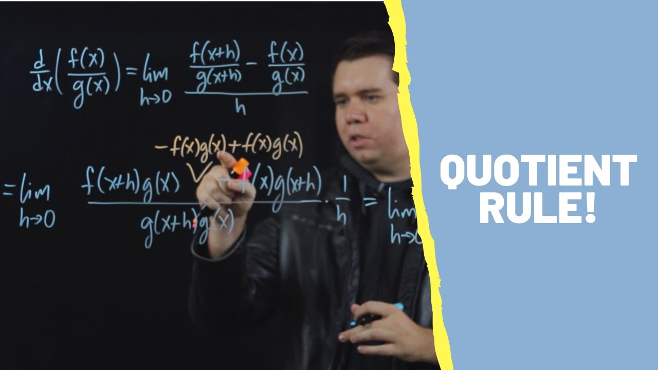 Lit Calculus 24: Derivative, Quotient Rule