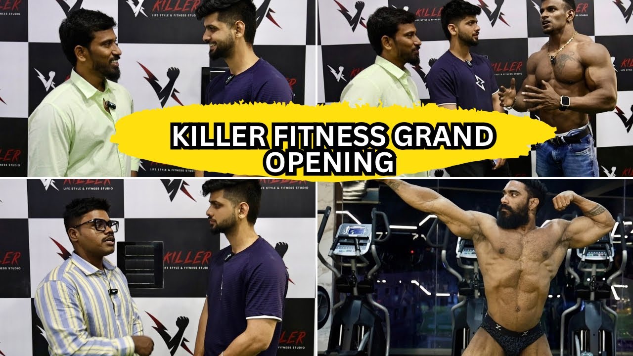 Видеоблог об открытии спортзала Killer Gym — самый большой спортзал в Ченнаи 😲