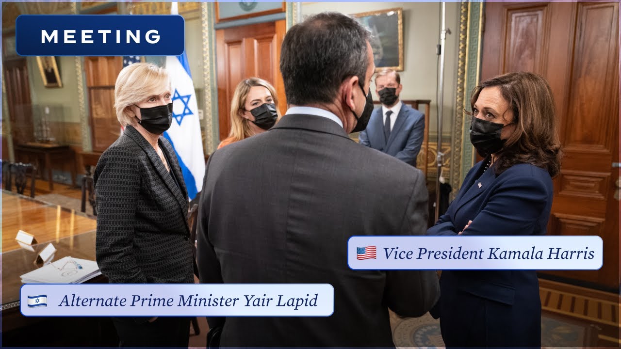 Vice President Harris Meets with Alternate Prime Minister Yair Lapid of the State of Israel