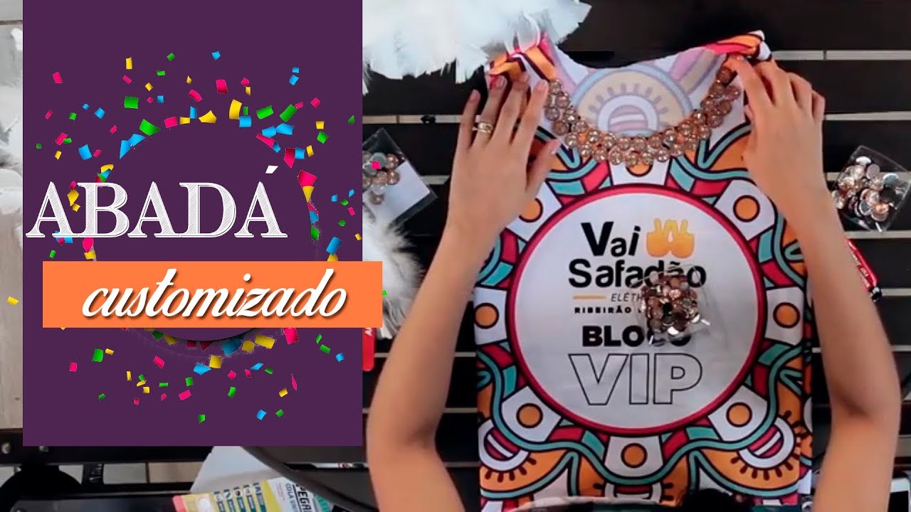 CUSTOMIZE SEU ABADÁ SEM COSTURA / DIY