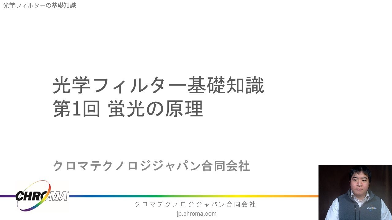 光学フィルターの基礎知識 第1回 蛍光原理の説明