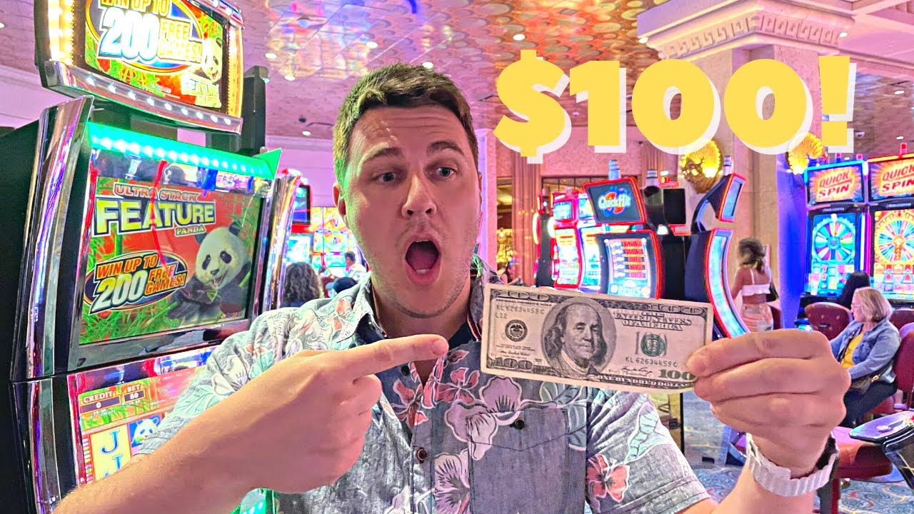 $100 in a Slot machine at Atlantis Bahamas Casino. What do I win?