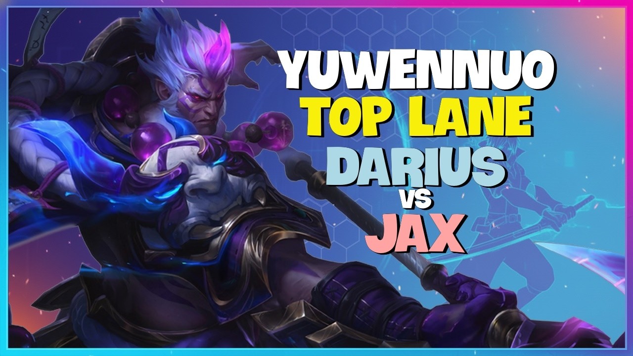 Rank 1 Darius : This Super Server God is CRUSHING Jax with DEVASTATING Mechanics - Engsub