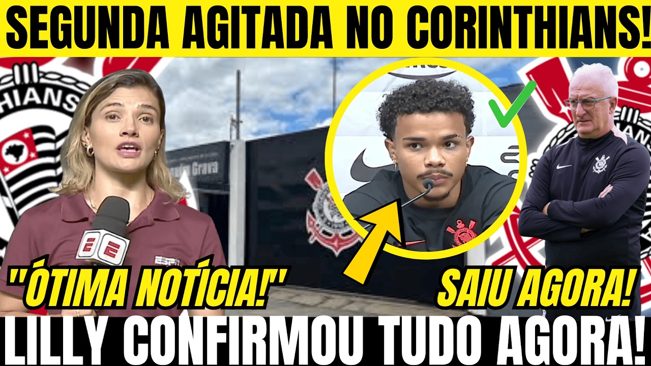 SEGUNDA COM ÓTIMAS NOTÍCIAS! LILLY VAZA TUDO SOBRE KAIO CÉSAR E BOMBA DE SAF NO CORINTHIANS!