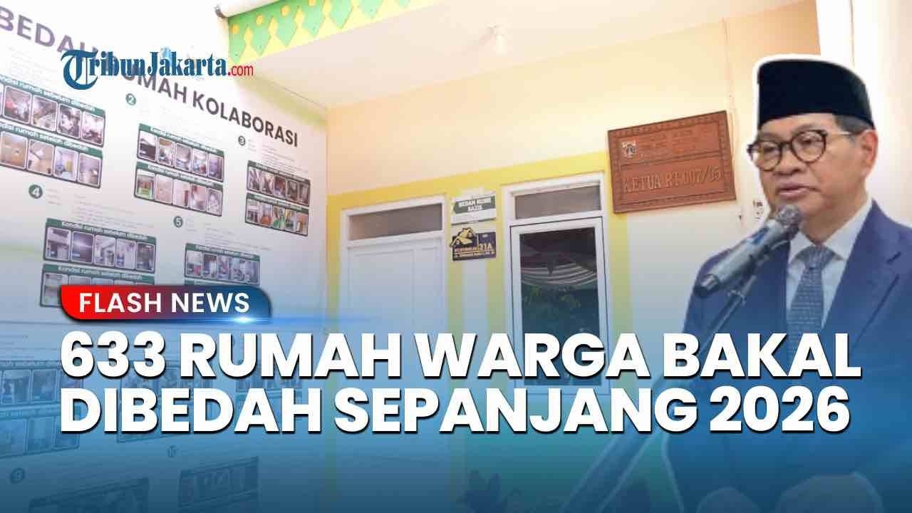 Program Gubernur Pramono: 633 Rumah Warga Jakarta Bakal Dibedah Sepanjang 2026