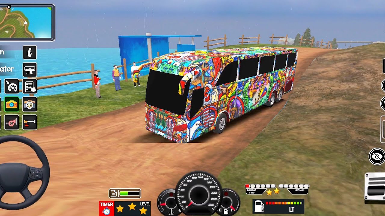 Coach Bus Simulator IndiaOff-road Driving Bus Game | New Update 2025 Full Gameplay Video Part #395 