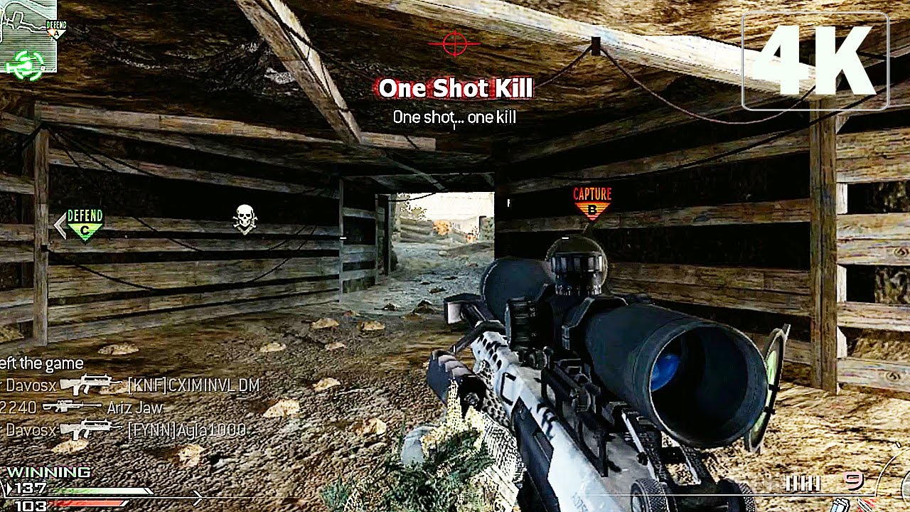 Modern Warfare 2 Wasteland Domination Gameplay 4K 60FPS - No Commentary