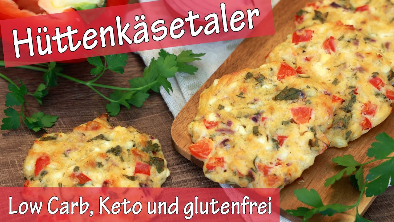 LOW CARB Hüttenkäsetaler | gesund, vegetarisch & sooo lecker