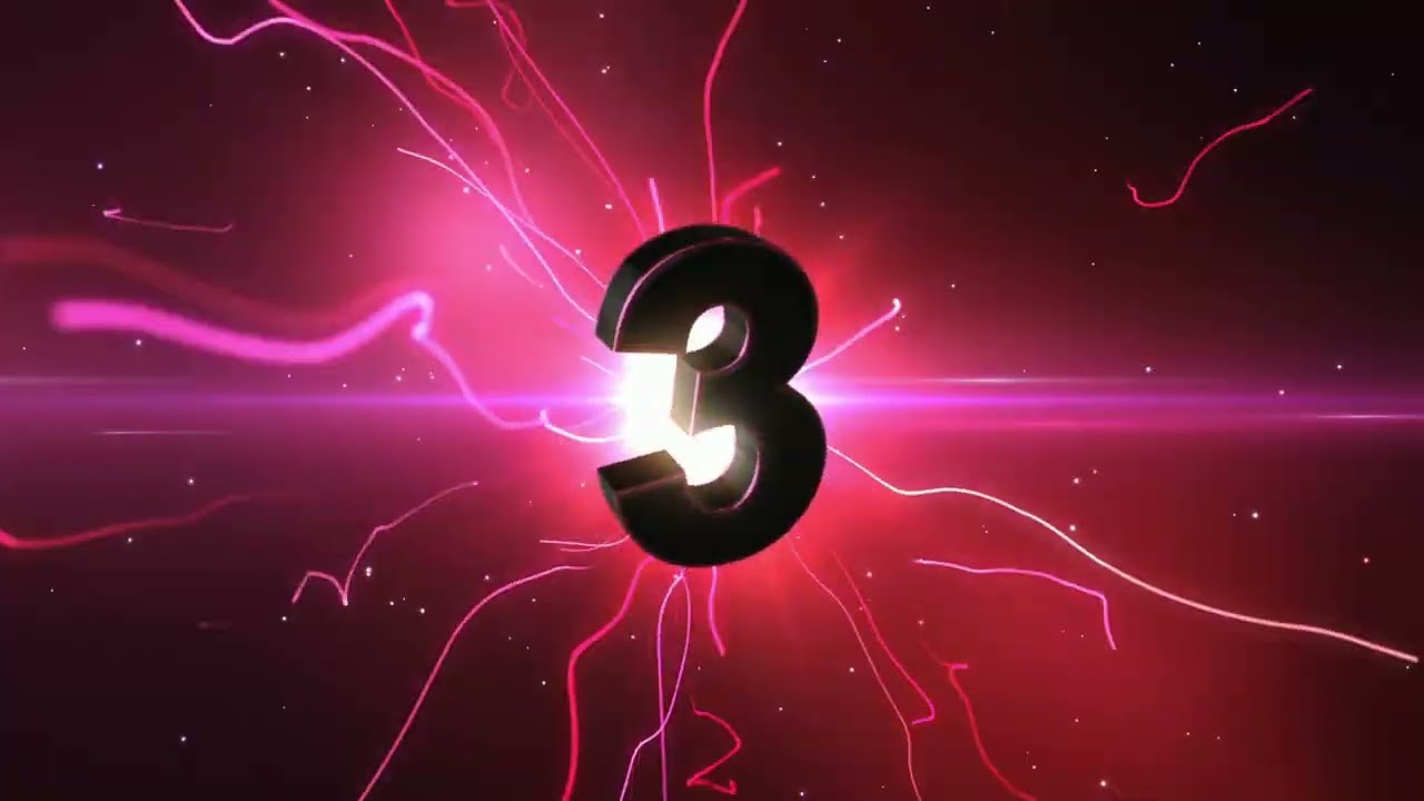 Number Countdown 10 to 0 (Colorful Speedy Numbers Countdown from 10 to 0)