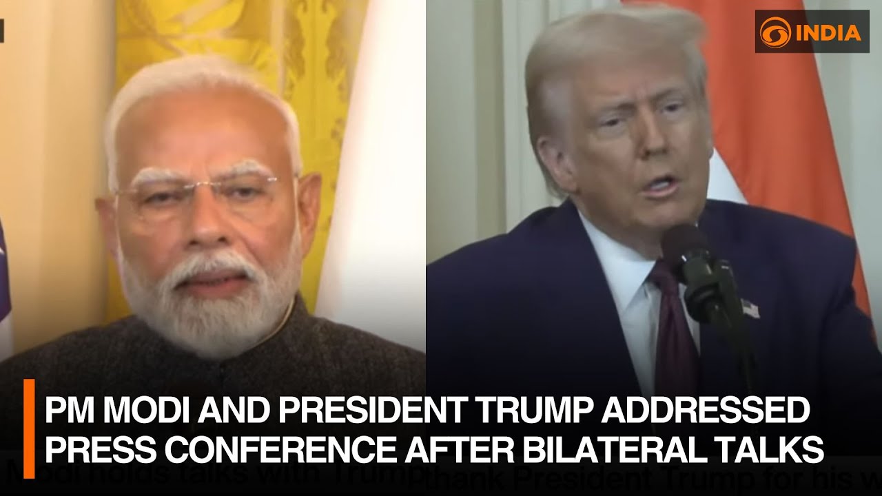 LIVE: PM Modi and President Trump addressed press conference after bilateral talks