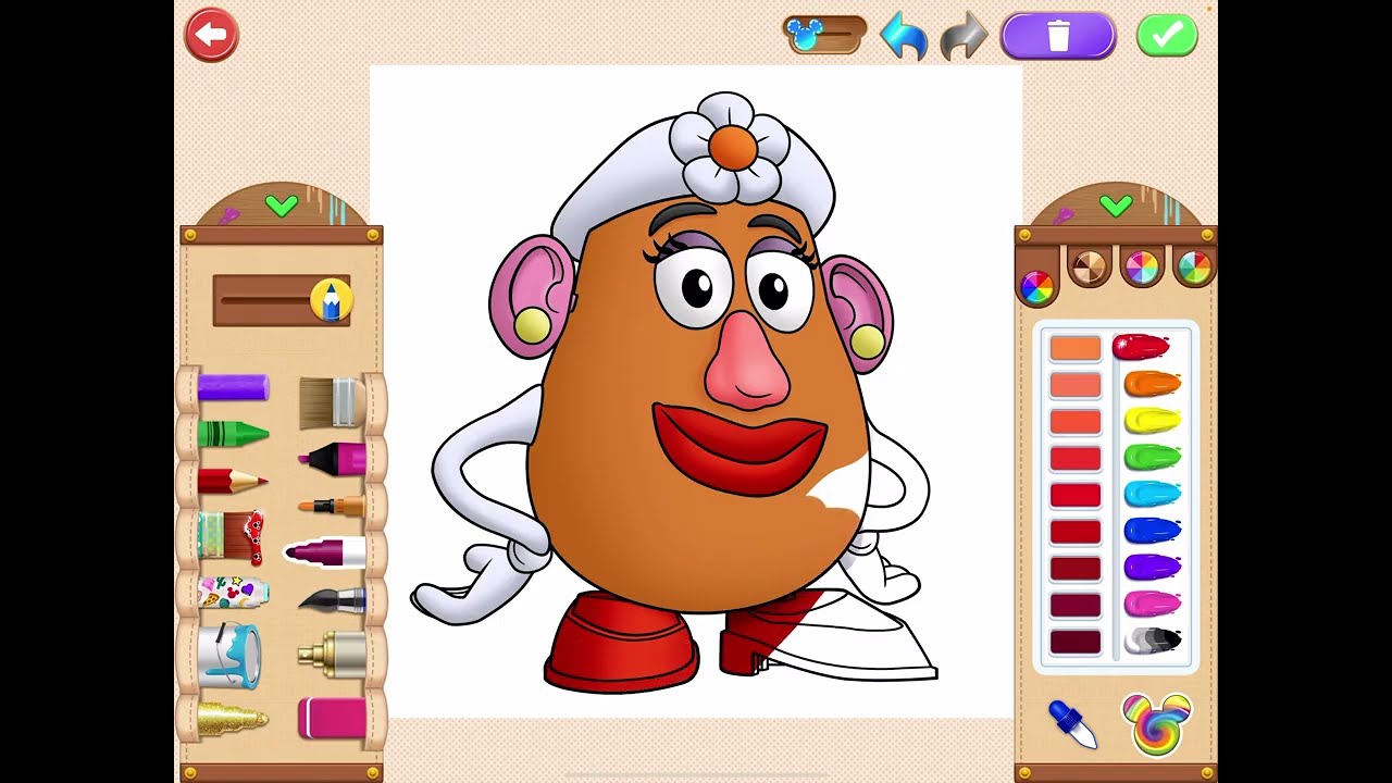Disney Coloring World Plus Toy Story Media Saga Characters Spotlight Based Video
