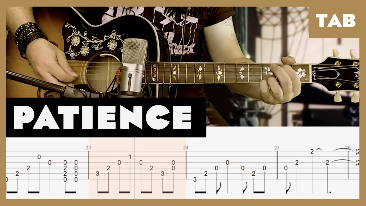Guns N' Roses - Patience - Guitar Tab | Lesson | Cover | Tutorial