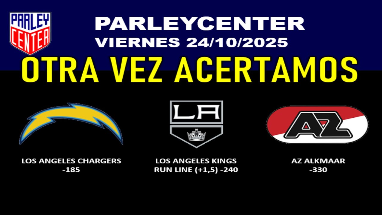 PRONOSTICOS  MLB, NHL Y NBA  PARA HOY LOGROS VIERNES 24/10/2025 🔥PARLEY GRATIS🔥