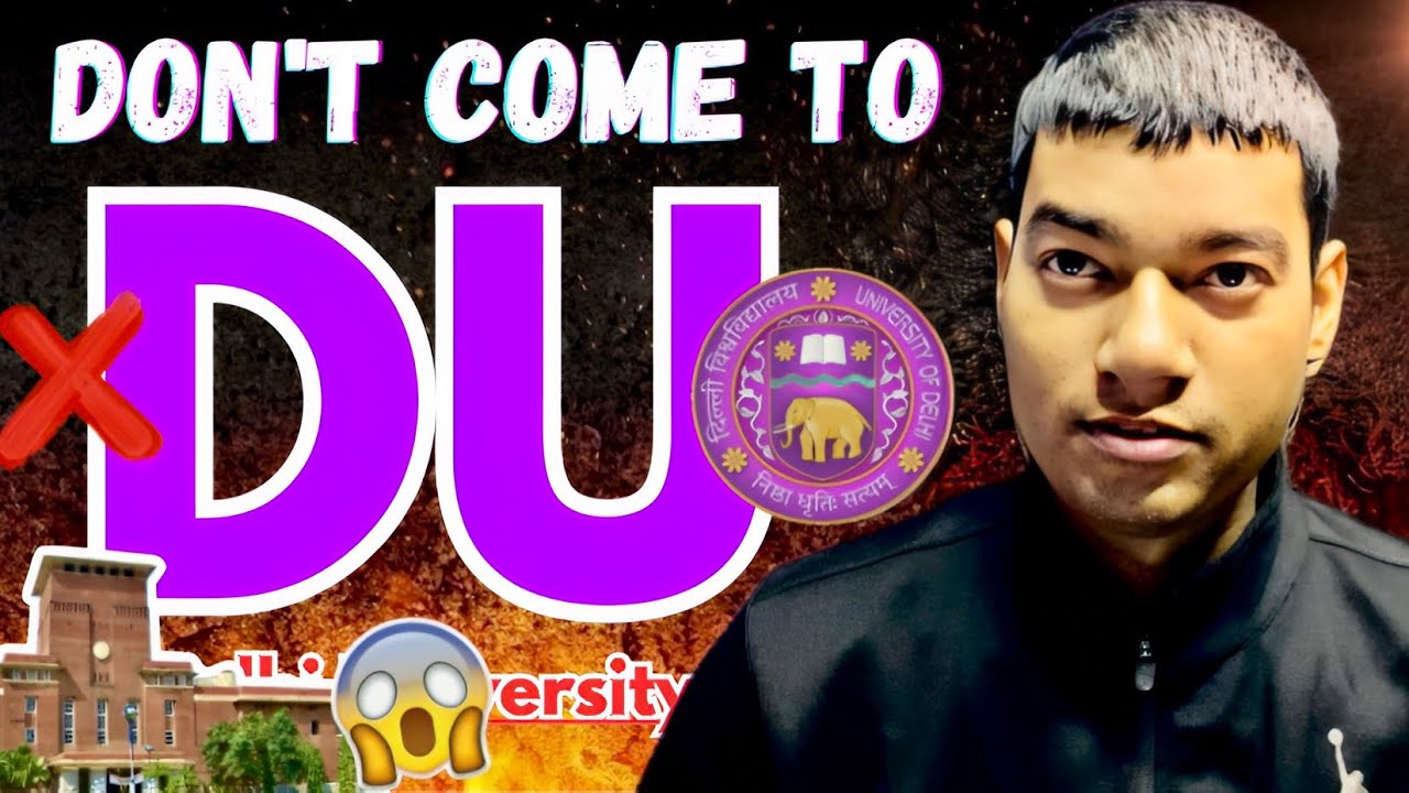 Don't Come To Delhi University !!😱❌