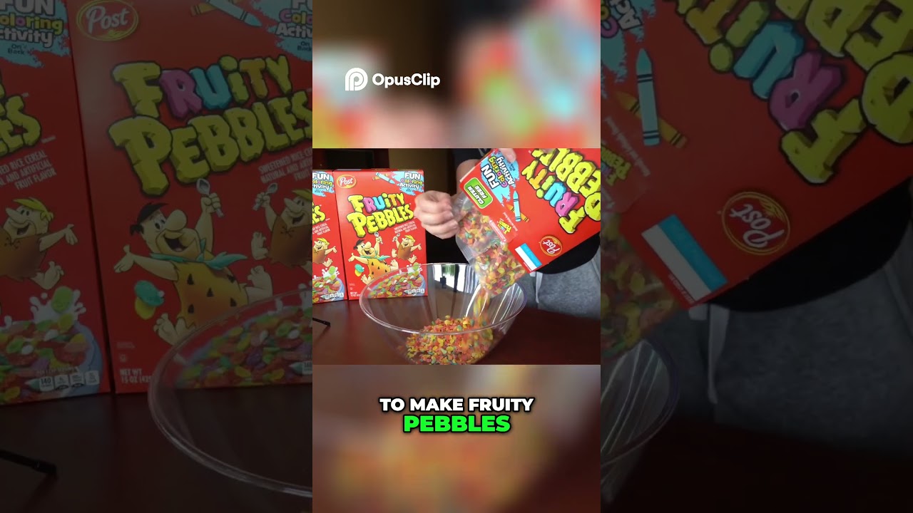 Fruity Pebbles Secret: How It's REALLY Made!