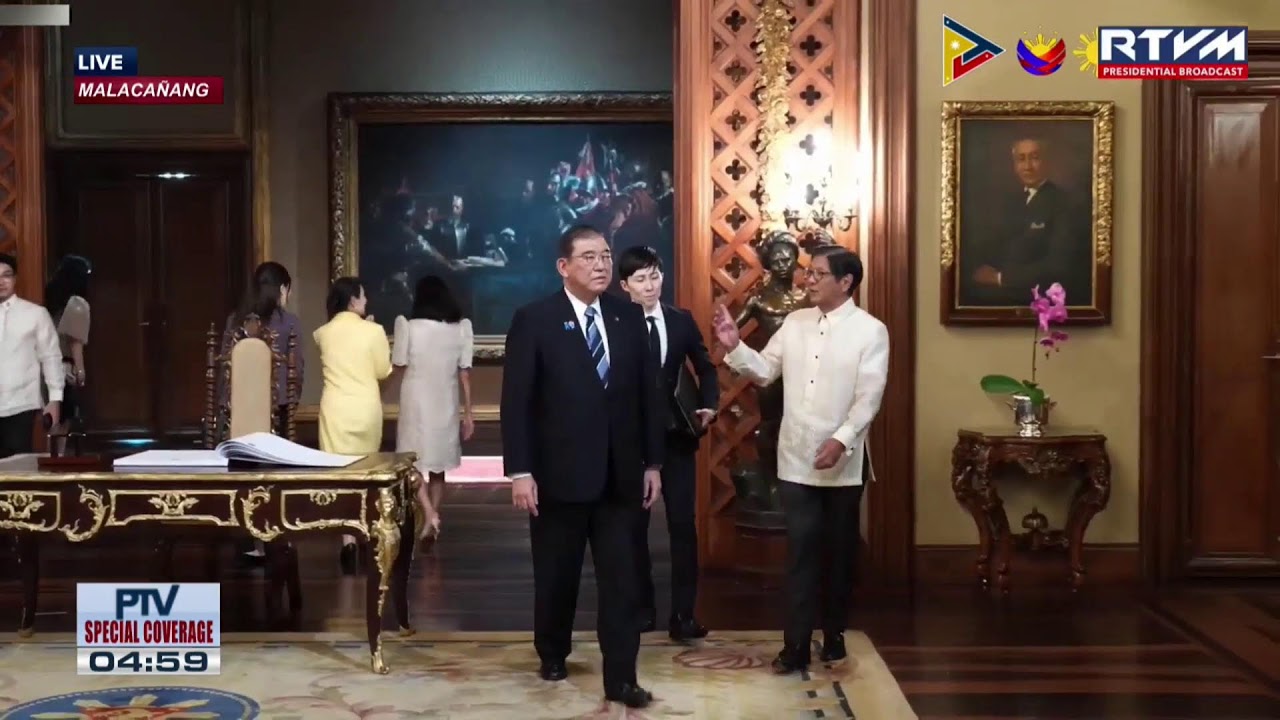 PBBM welcomes Japan Prime Minister Ishiba Shigeru in Malacañang | 29 April 2025