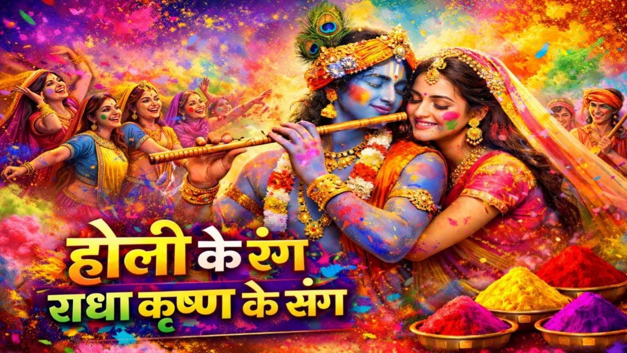 होली के रंग राधा कृष्ण के संग | Radha Krishna Holi Song 2026।  Vrindavan Ki Holi