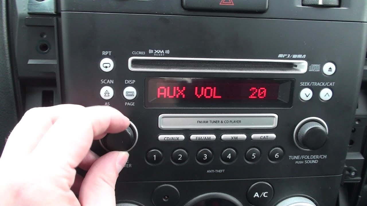Suzuki Aux Stereo Input Mod