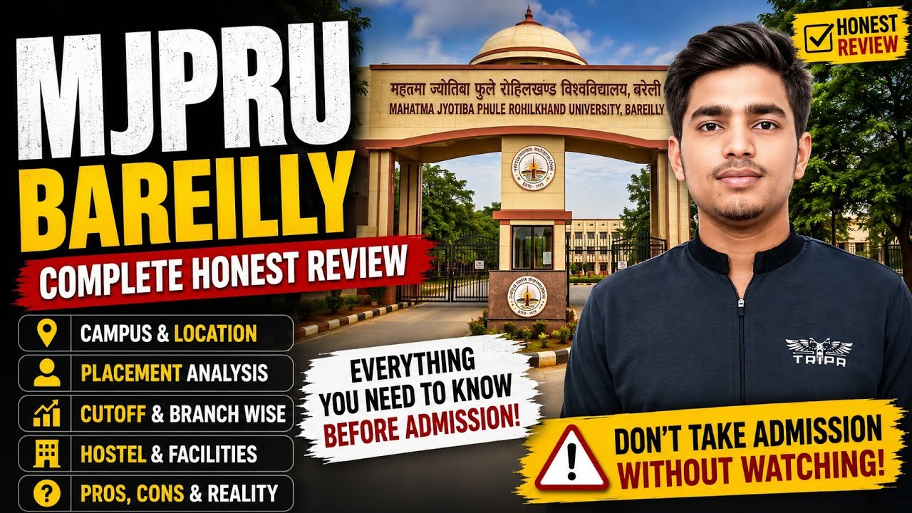 🔥MJPRU Bareilly Honest Review 2026| Mahatma Jyotiba Phule Rohilkhand University (MJPRU) Cutoff & All