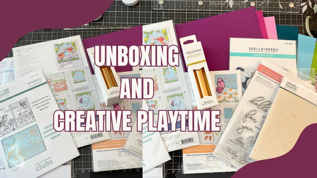 January 2026 Club Kits | Creative Play | Spellbinders #spellbinders #neverstopmaking #cardmaking