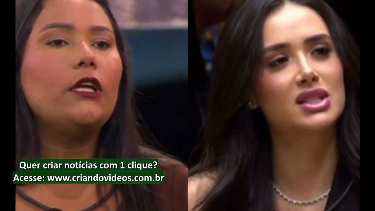 BBB26  Chaiany e Jordana tem discussão acalorada durante Sincerão e Tadeu precisa intervir