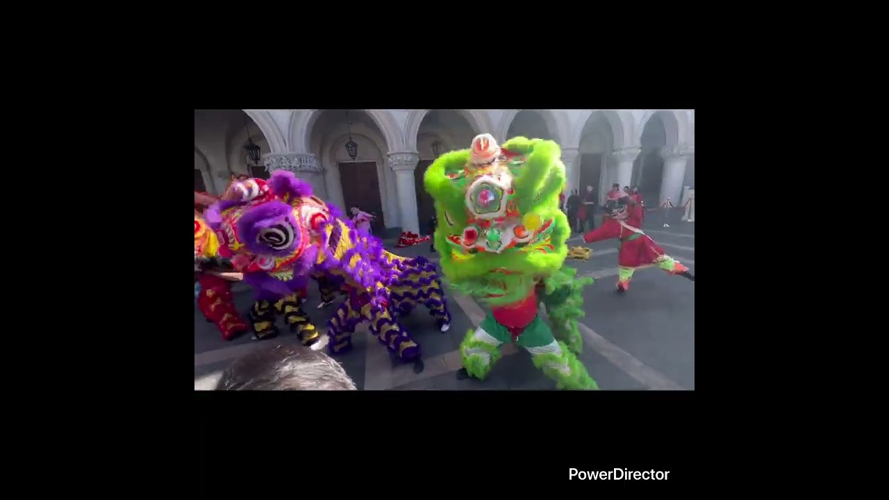 VENETIAN and PALAZZO LION with DRAGON DANCE BLESSING LOHAN SCHOOL OF SHAOLIN