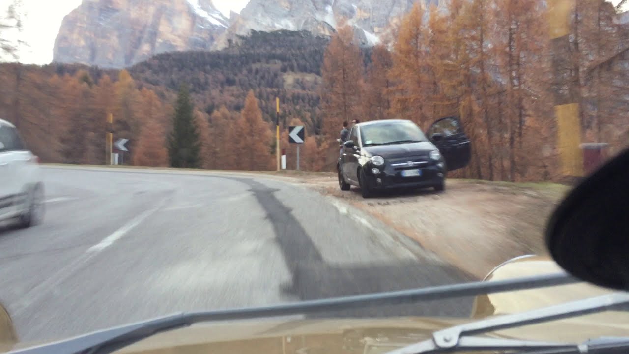 Porsche 912 Passo Falzarego in rodaggio 8 Novembre 2020