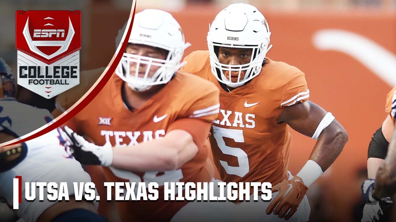 UTSA Roadrunners vs. Texas Longhorns | Full Game Highlights