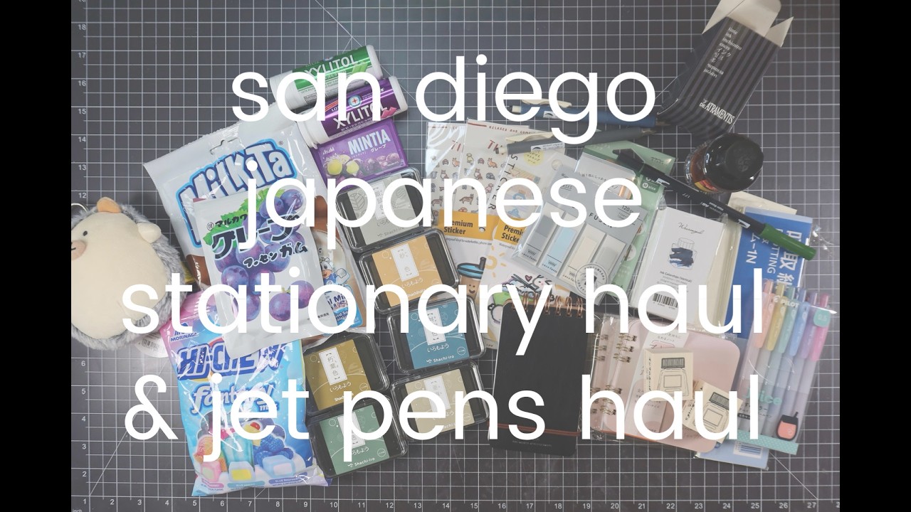 san diego japanese stationary and JETPENS haul