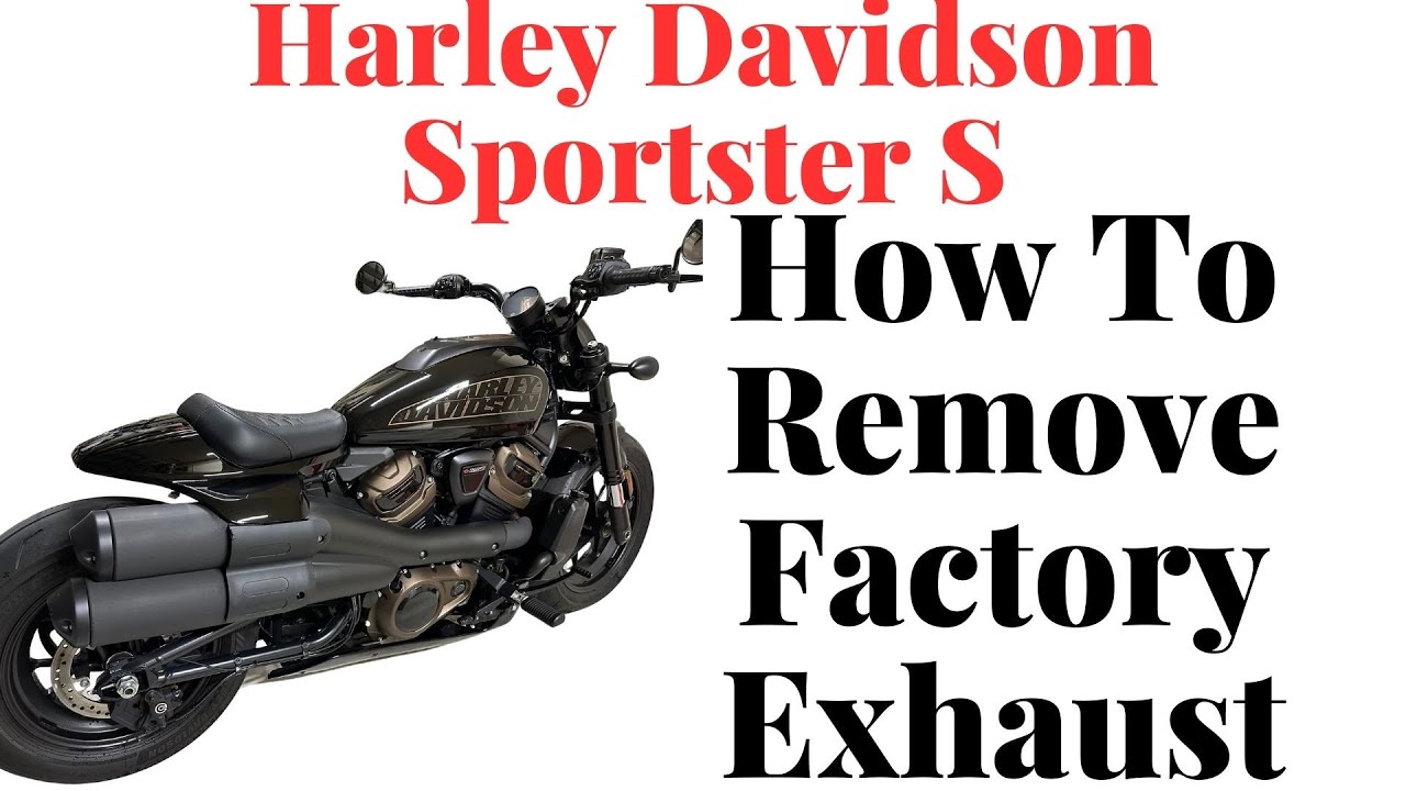 Harley Davidson Sportster S — снятие стандартной выхлопной системы своими руками