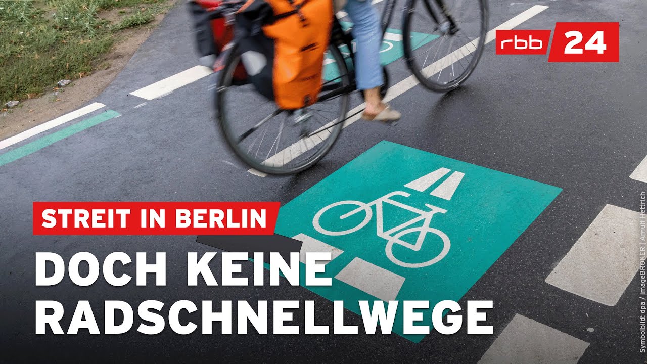 CDU streicht 9 von 10 geplanten Radschnellwegen in Berlin