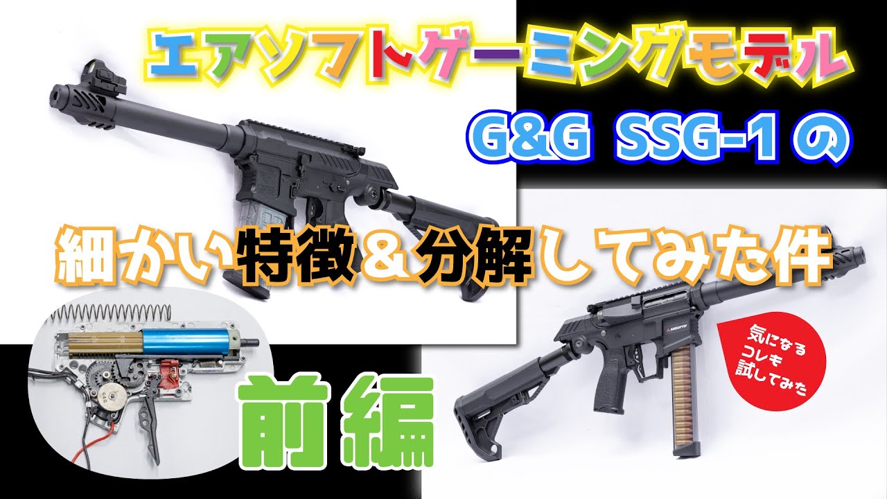【G&G SSG-1】レビュー第二弾！ 命中精度は？レスポンスは？バッテリーは？トレーサーは？いろんな疑問に答えていきます！