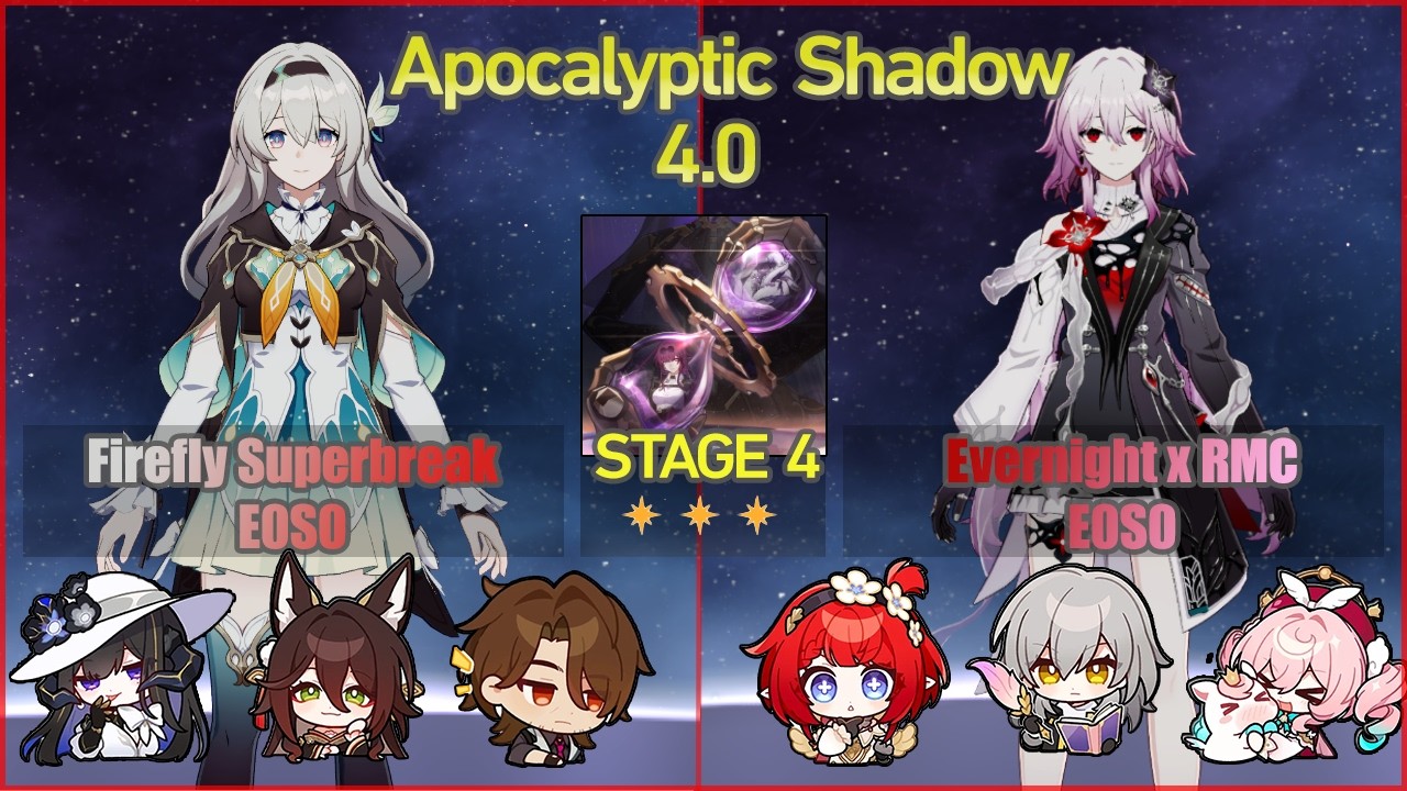Firefly Superbreak E0S0 & Evernight Hypercarry E0S0 - Apocalyptic Shadow 4.0 | Honkai Star Rail F2P