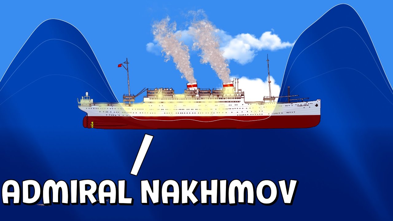 The Ship Admiral Nakhimov VS a Two-Way Tsunami ◉ Floating Sandbox