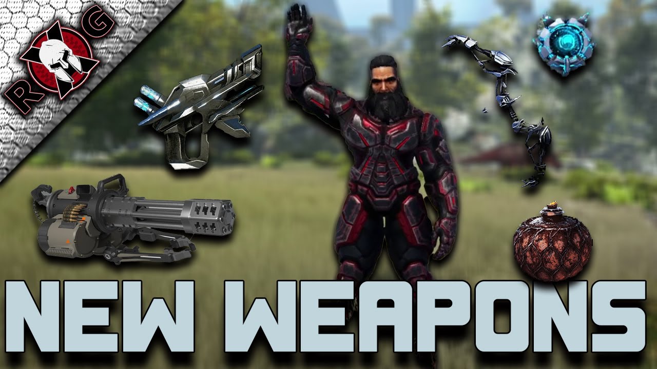 ALL THE NEW WEAPONS IN ARK GENESIS 2! TESTED & EXPLAINED!